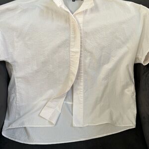 Adolfo Dominguez Seersucker Striped Button-Up Shirt